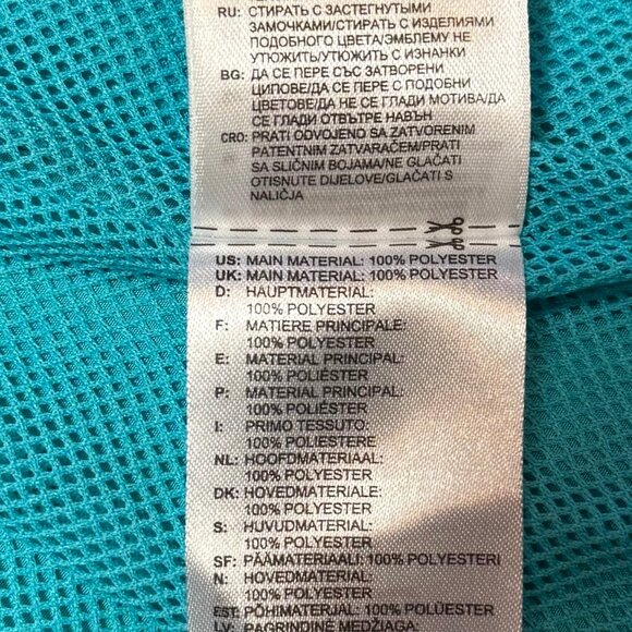 Adidas 2016 Boston Marathon Jacket Women,  Teal and Pink, Medium - Picture 10 of 11